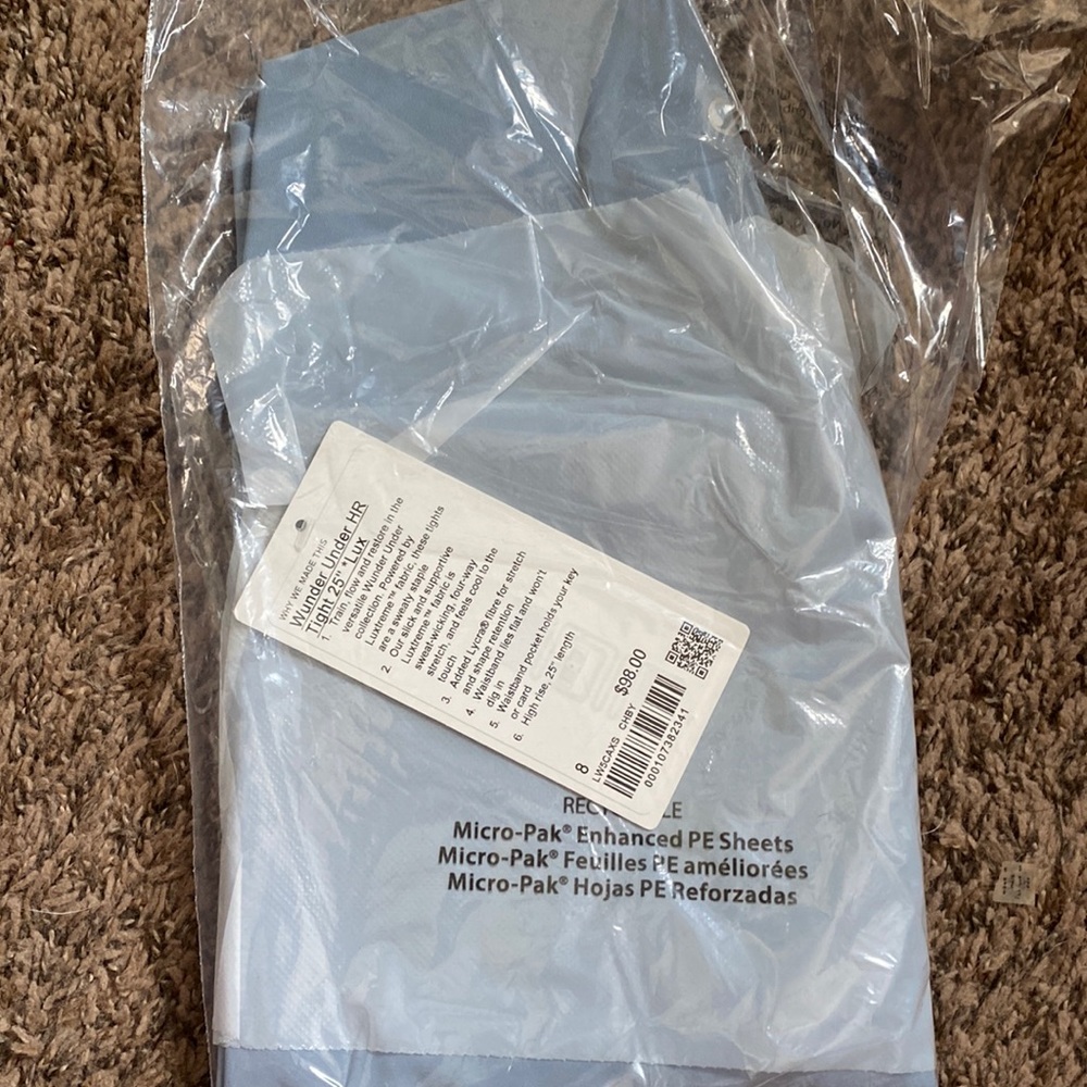 Lululemon Wunder Under 25” BNWT CHAMBRAY